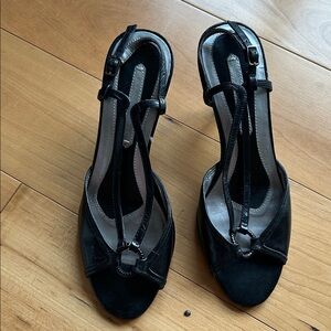 Black Strappy Bandolino Sandals, size 7